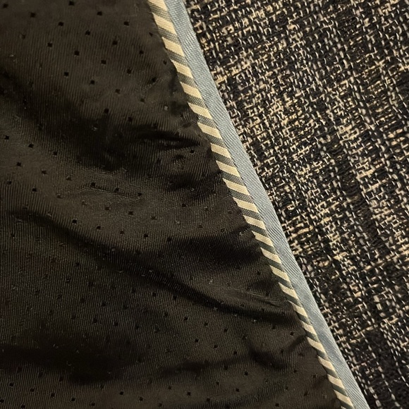 Banana Republic Blue Indigo Tweed Style Mini Pea Coat Blazer 0 - Picture 11 of 14